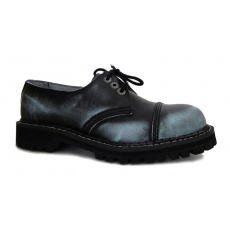 leather shoes KMM 3 holes black/jeans