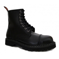 leather shoes KMM 8 holes black