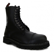 leather shoes KMM 10 holes black