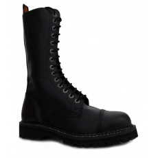 leather shoes KMM 14 holes black