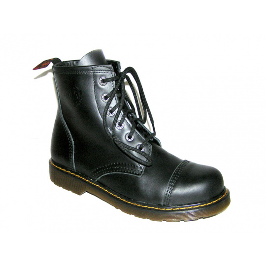 leather shoes KMM 6 holes black Liquid