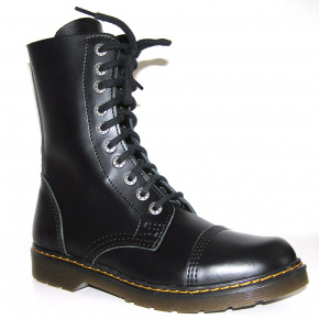 leather shoes KMM 10 holes black Liquid