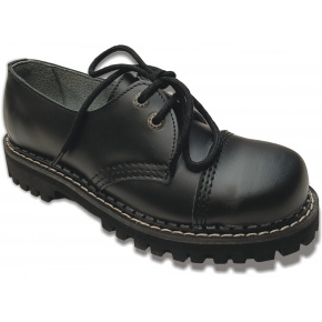 leather shoes KMM 2 holes black